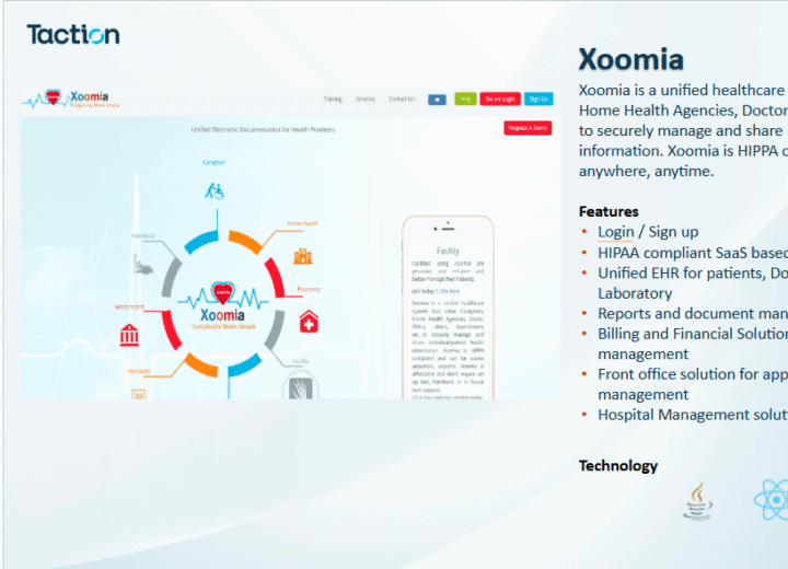 Case Study: Xoomia – Unified EHR Platform for Connected Healthcare Ecosystems