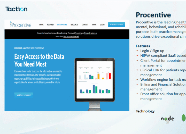 Procentive Case Study: Behavioral Health SaaS Platform