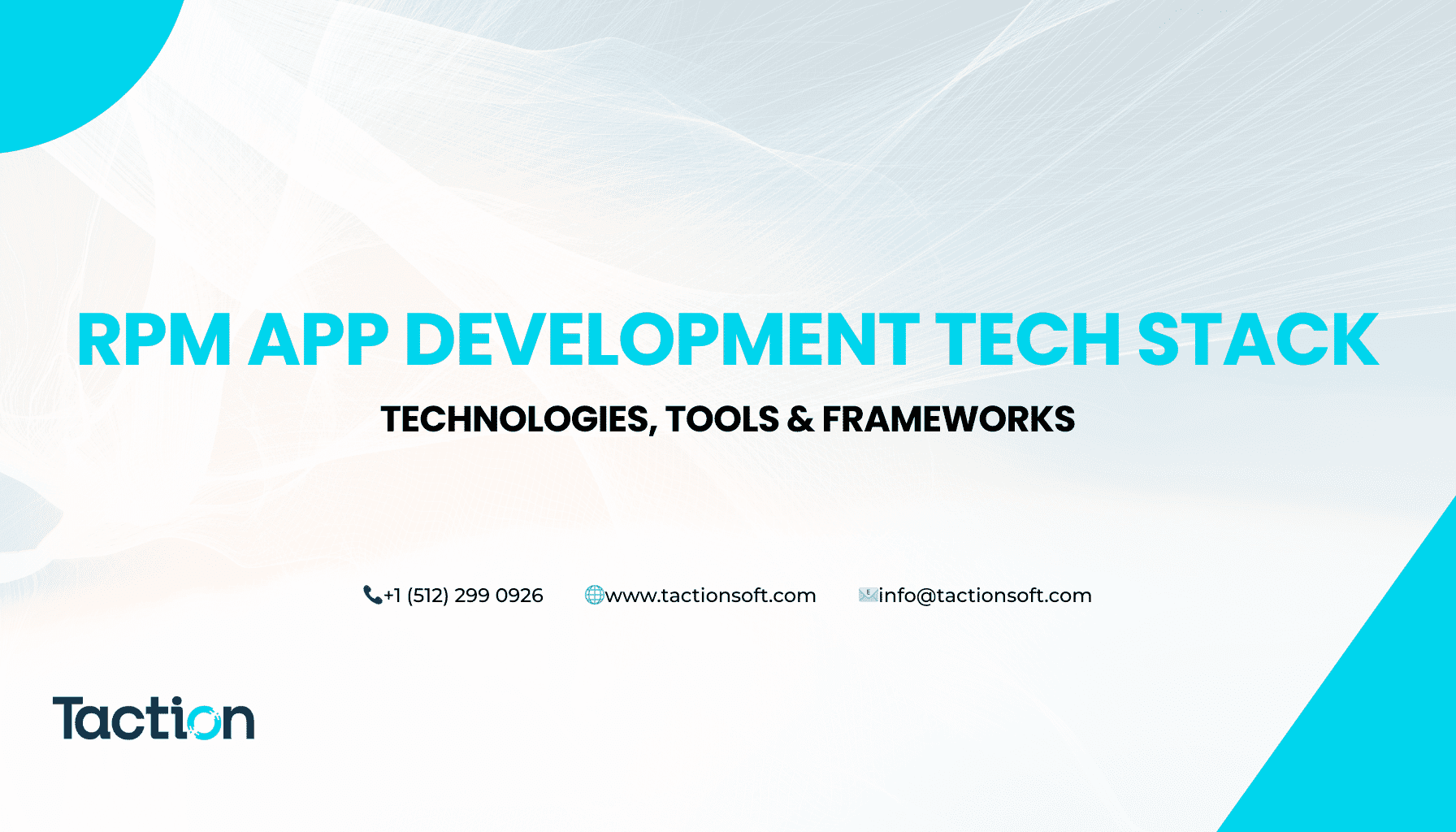 RPM App Development Tech Stack: Technologies, Tools & Frameworks