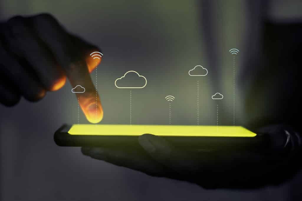 Cloud computing infrastructure with secure data storage and access