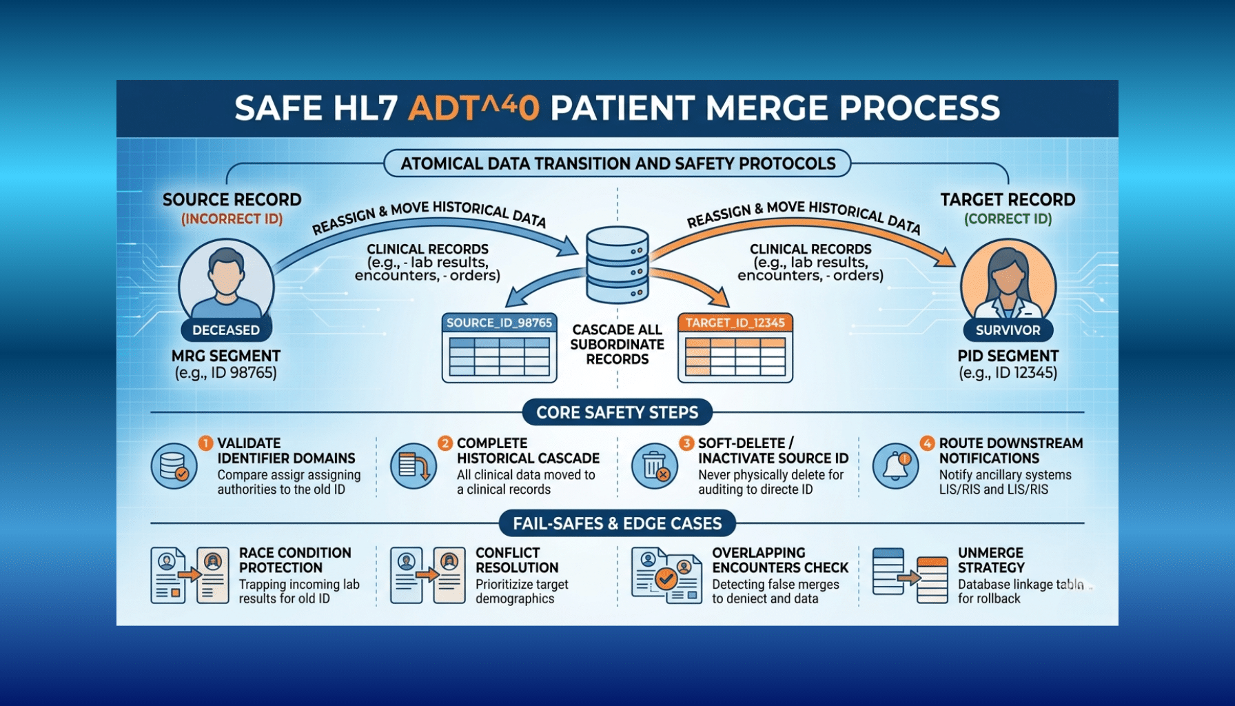 Handling HL7 ADT Patient Merges (A40) Safely