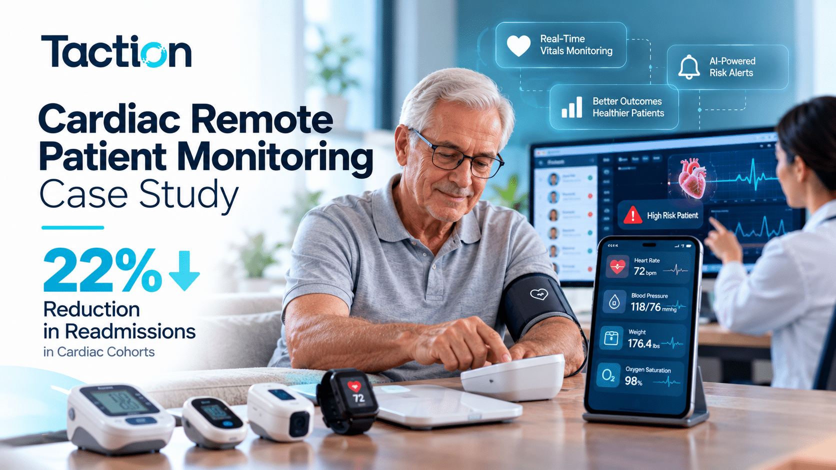 Cardiac Remote Patient Monitoring Case Study: 22% Reduction in Readmissions