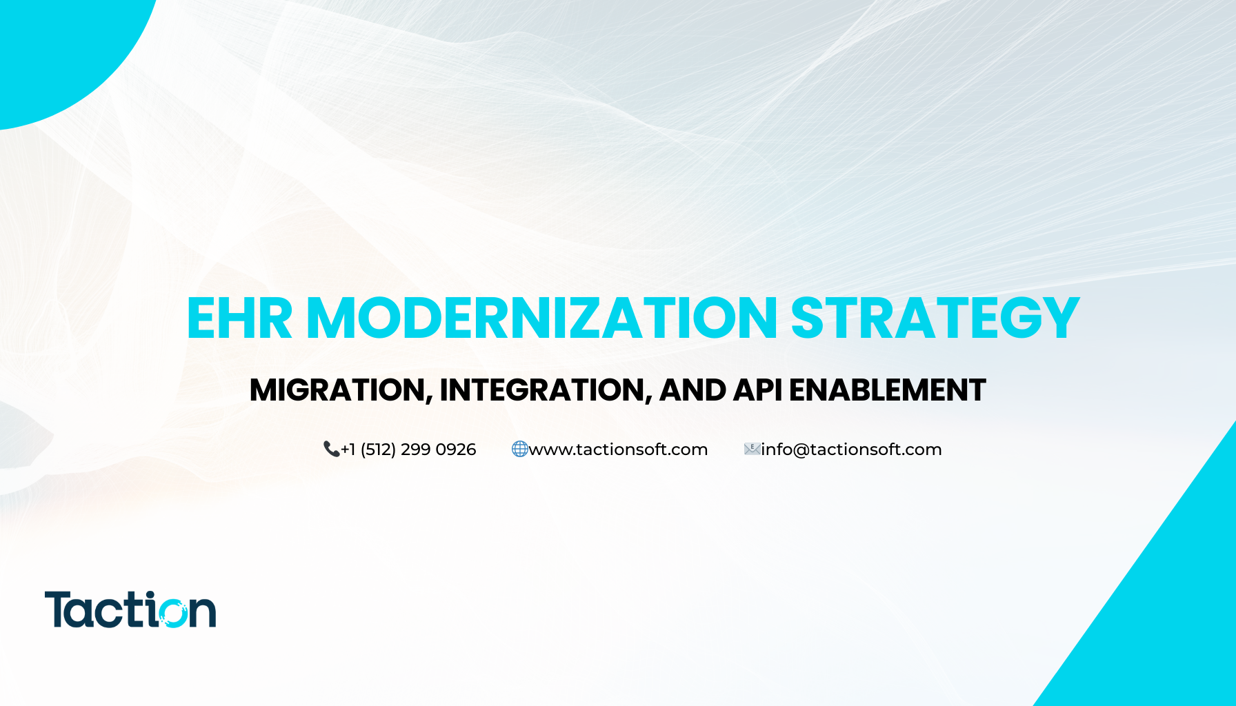 EHR Modernization Strategy: Migration, Integration, and API Enablement